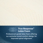 Perfect Sleeper Pro Geneva 13.5" Latex Hybrid Firm Mattress Low Profile Set -California King - Image 6