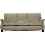 Salem Leather Sofa With Nails
