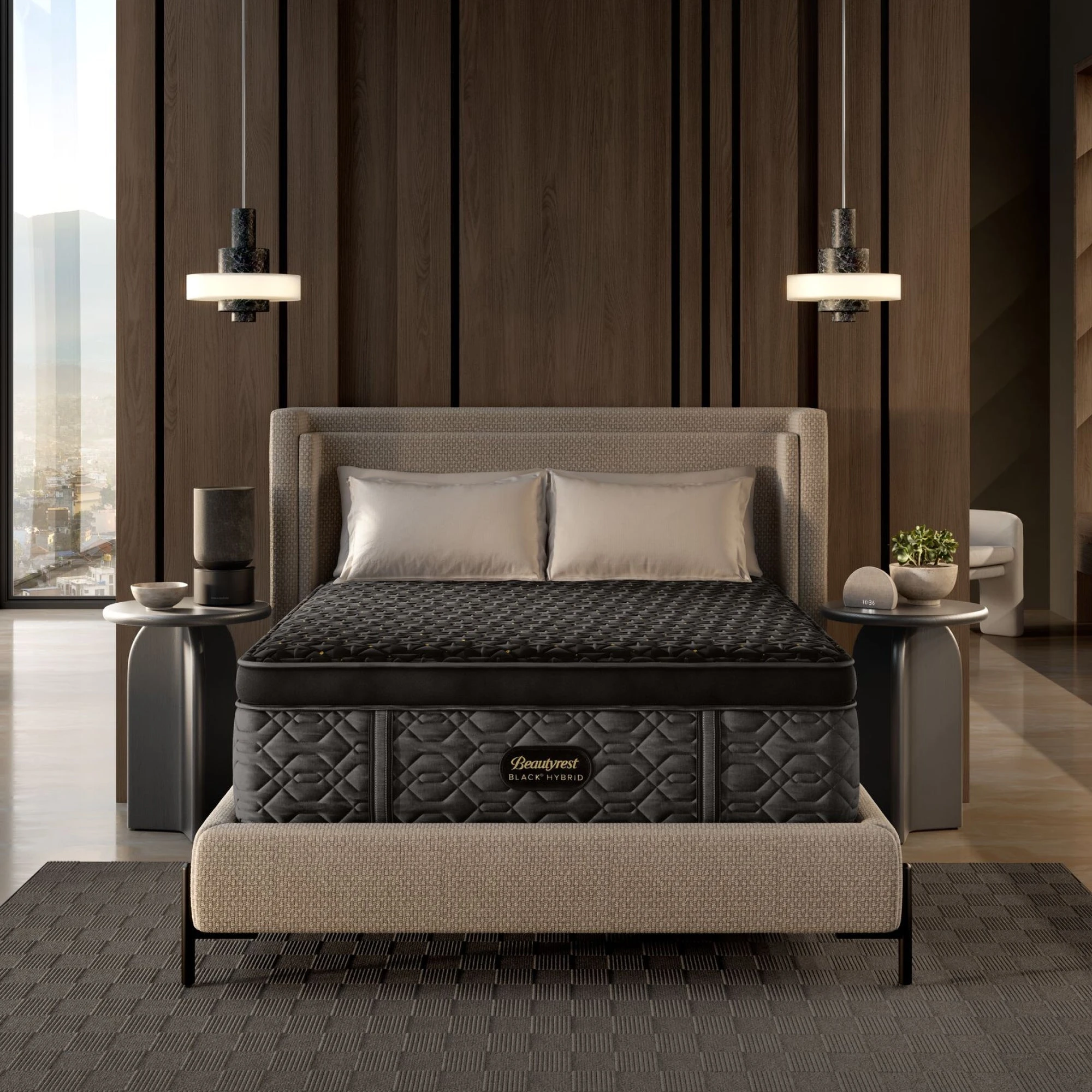 cdd770ed11a5346edd81e0c4cfcf4ebc Beautyrest Black Hybrid - Series Four Firm Apex Top / Twin XL - Image 1
