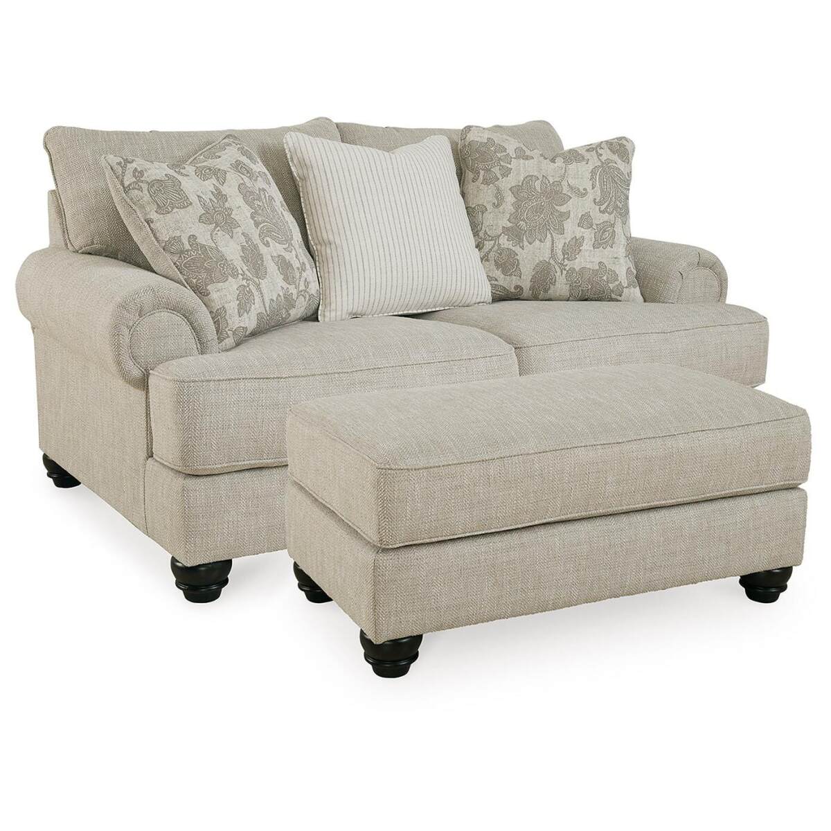 ce51f016e8fd23ada35c77273e428576 Asanti Loveseat and Ottoman - Image 1