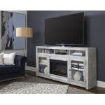 Avery Loft 74" Highboy Fireplace Console W/ 2 Doors - Image 3