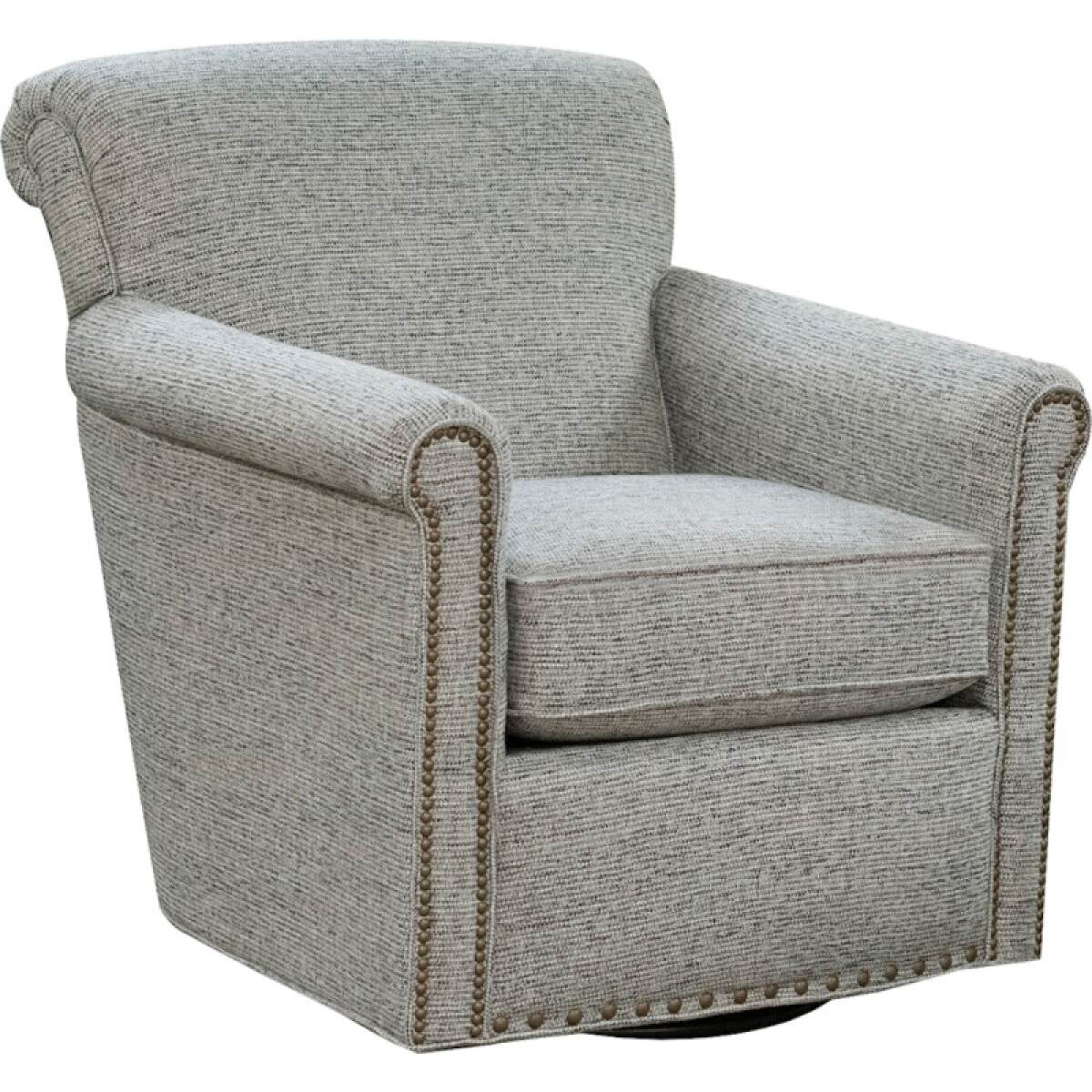 cf7c74c52313a931afd230cc01dca80e Jakson Swivel Chair With Nails - Image 1