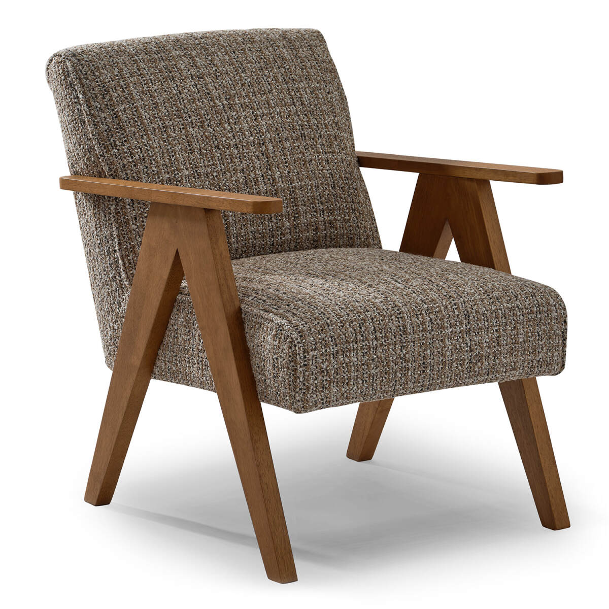 cfc44f5ea83840080b4dd96b2efb1a2f Bayden - Modern Sawhorse Accent Chair - Honey Birch - 3180HB - Image 1