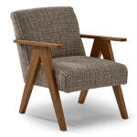 Bayden - Modern Sawhorse Accent Chair - Honey Birch - 3180HB