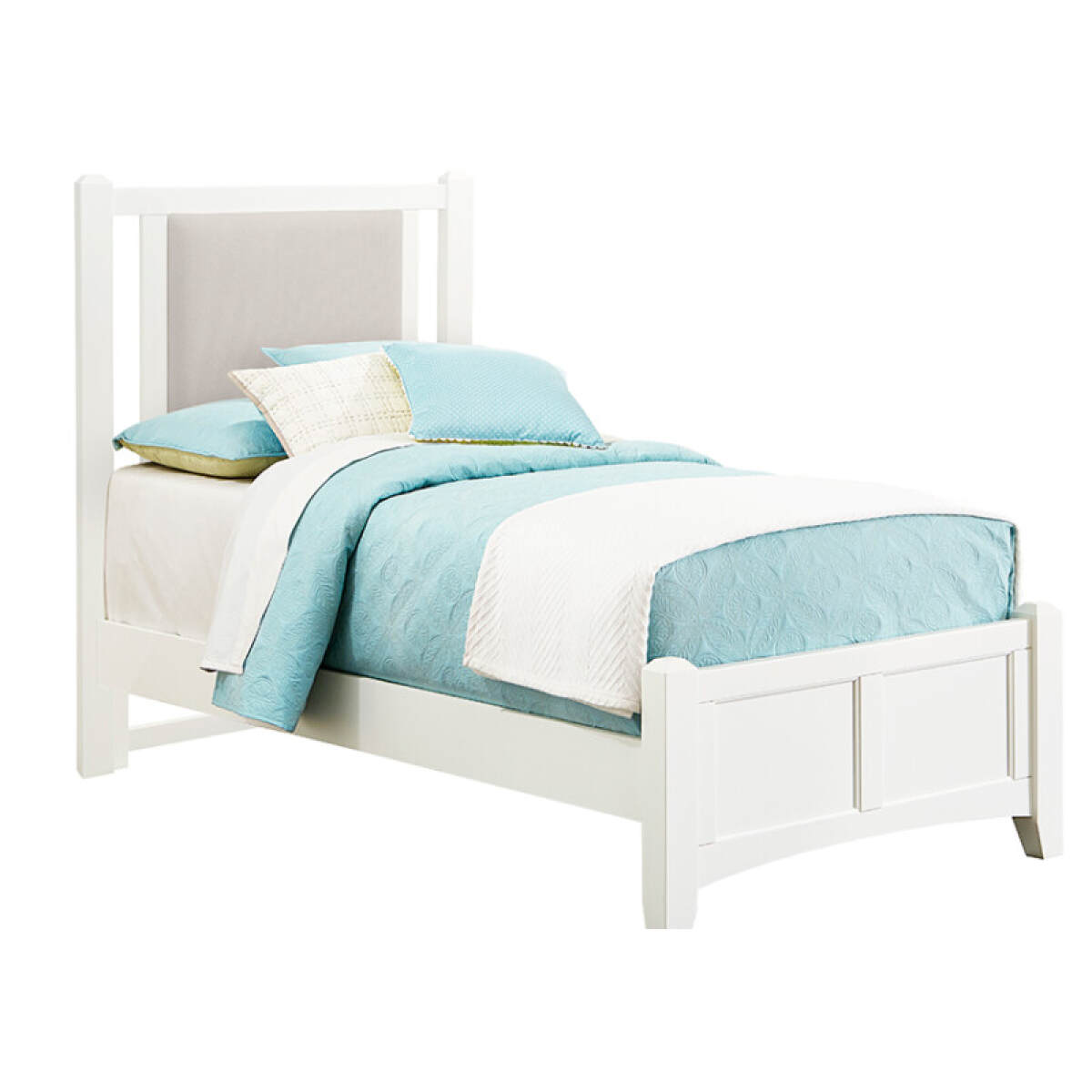 d00867e7399f21a4a4b8155f32f7ce91 Bonanza Twin Upholstered Bed 3/3 - Grey - BB29-331-034-833-900 - Image 1