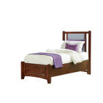 Bonanza Twin Upholstered Storage Bed 3/3 - Blue - BB28-331-033-033B-302-333