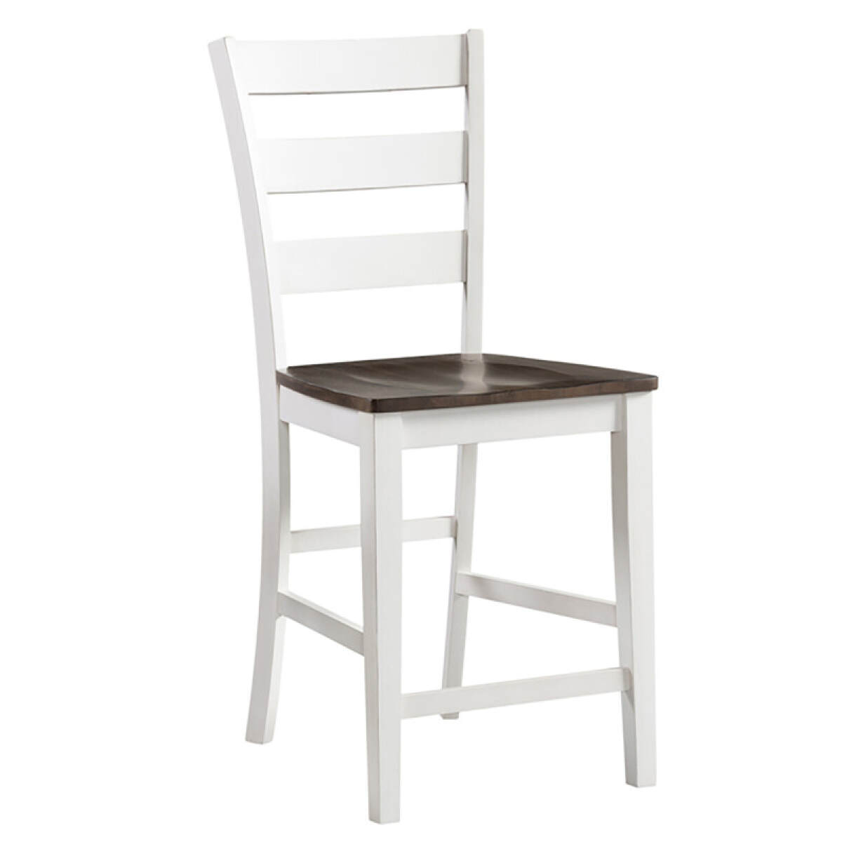 d2ccc1b59220e9ef1da9932e99033e55 Kona Ladder Stool | Gray and White - Image 1