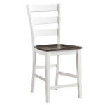 Kona Ladder Stool | Gray and White