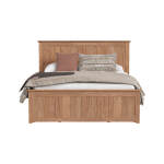 Oak Park King Captain's Bed w-9 Drawers | Taupe - Image 4