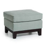 F12dw - Ottoman With Wooden Base - F12DW