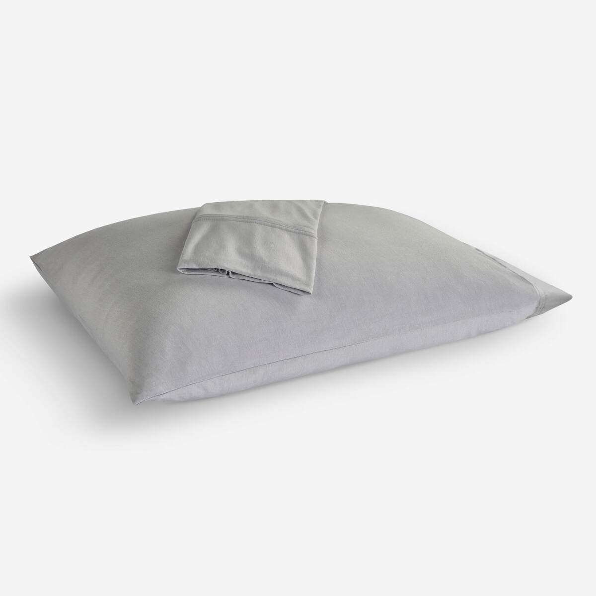 d5b7c2384854d2c07749c2092f1d43c7 Hyper-Wool Flannel Pillowcase Set - Light Grey / King - Image 1
