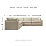 Elyza 5-Piece Sectional - Image 6