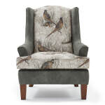 Andrea - Wing Back Chair - Dark Walnut - FS0170DWMFX2 - Image 3