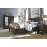 Cambridge Queen Sleigh Bed Hb - Image 5