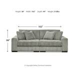 Lindyn 2-Piece Sectional Sofa and Oversized Swivel Accent Chair - Image 16
