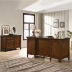 San Mateo 62" Executive Desk | Tuscan - Image 5