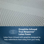 Perfect Sleeper Pro Valais 15" Latex Hybrid Plush Pillow Top Mattress Low Profile Set -California King - Image 6
