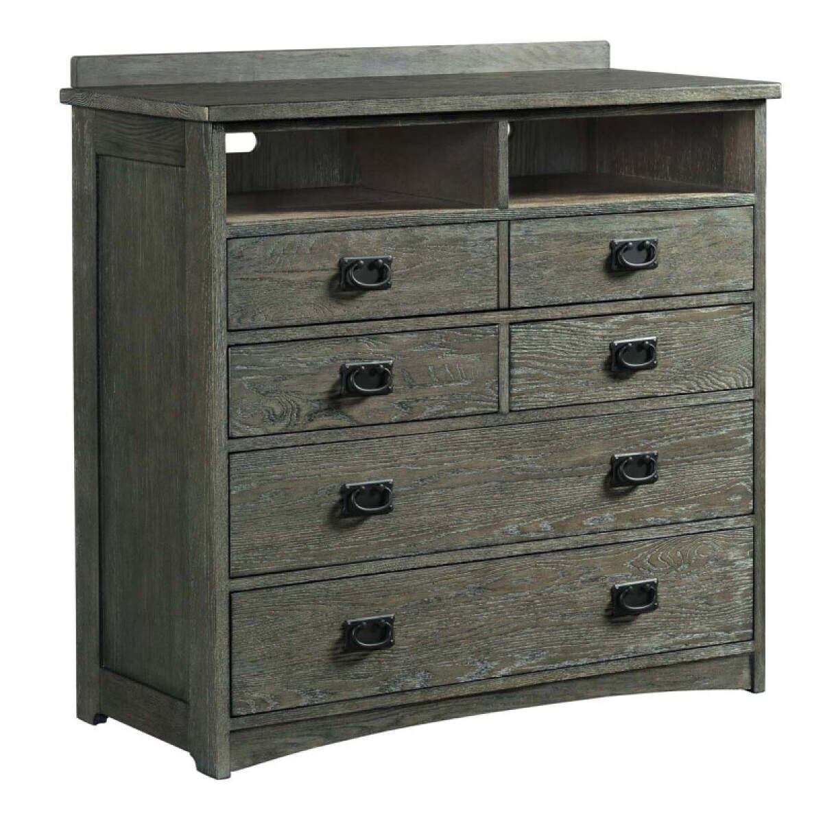 d7be6e34409bdc8374cc84ea8eaa4199 Oak Park Media Chest | Pewter - Image 1