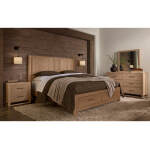 Lodge & Loft Radius Poster Bed With Footboard Storage - 842-558-050B-502-555; 842-668-066B-502-666 - Image 6