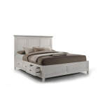 San Mateo King Storage Bed | White - Image 3