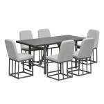 Navarro Outdoor Dining Uph. Barstool - Image 5