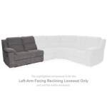 Roman Glass Left-Arm Facing Reclining Loveseat - Image 3