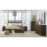 Modern Loft Panel Bed IMLBRGRP7 - Image 3