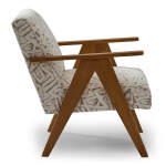 Bayden - Modern Sawhorse Accent Chair - Honey Birch - 3180HB - Image 11