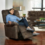 Romulus - Pillow Cushioned Transitionally Styled Recliner - 9MW54 - Image 4