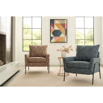 Morely - Modern Styled Chair - BLACK METAL - 1070BM - Image 15