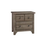 Cool Farmhouse Night Stand - 2 Drwr - 801-227