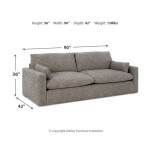 Dramatic Sofa, Loveseat, Oversized Chair and Ottoman - Image 19