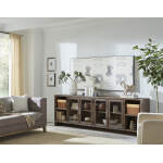 Quincy 97" Console W/ 4 Doors WDJ1270-BDL - Image 4