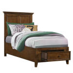 San Mateo Youth Twin Storage Bed | Tuscan - Image 3