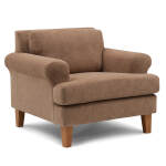 Lumira - Transitionally-styled Club Chair - Dark Walnut - C21DW