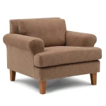 Lumira - Transitionally-styled Club Chair - Dark Walnut - C21DW