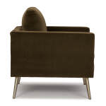 Trafton - Modern, Club Chair - Dark Walnut - C10DW - Image 4