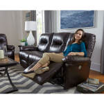 Zaynah - Leather Dual Reclining Sofa - S501CA4 - Image 5