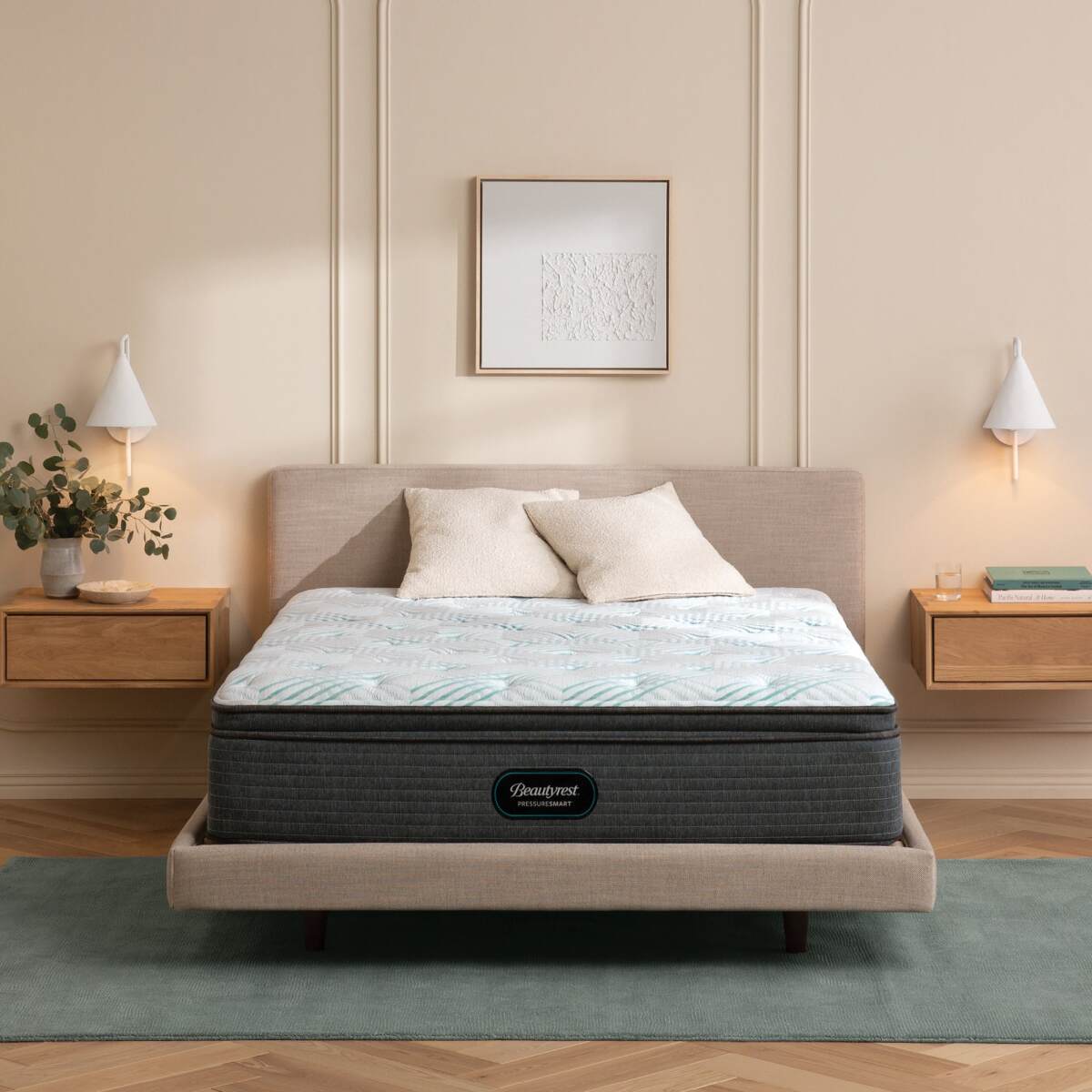 e02a0ee91289374cf5b53b64cb0ae025 Beautyrest Pressuresmart - Standard Plush Pillow Top / Twin - Image 1
