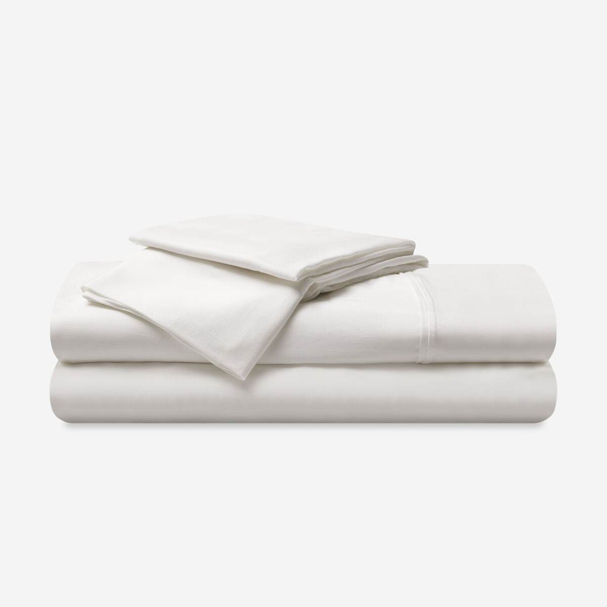 e0a52776b9e5b7bef328a31387d3f496 Hyper-Linen Performance® Sheet Set - Bright White / Queen - Image 1