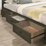 San Mateo King Storage Bed | Gray - Image 4