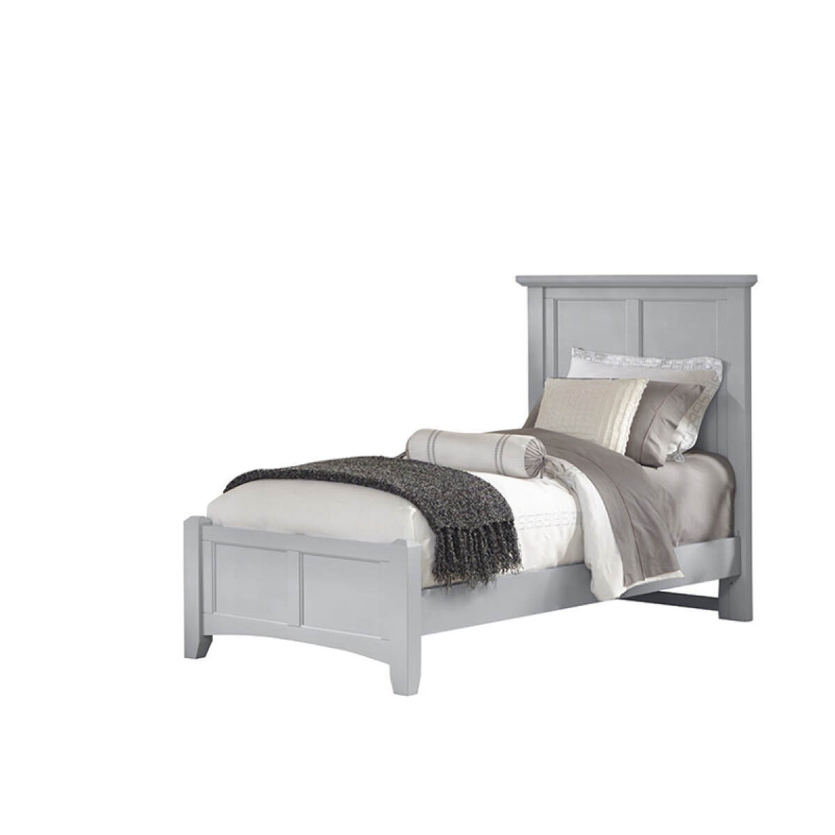 e1386bc5f7f1ec37082667daa574b8d3 Bonanza Twin Mansion Bed - Grey Finish - BB26-338/833/900, BB26-552/255/911 - Image 1