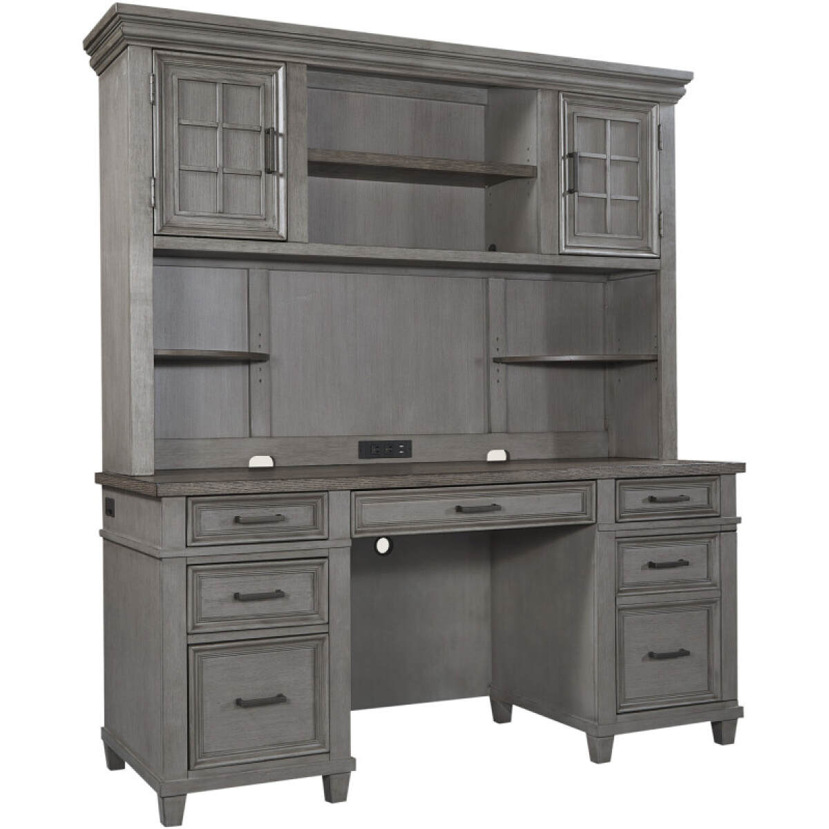 e1c021f69ae41cfd22a112b3a95f52b6 Caraway Credenza & Hutch I248HOGRP1c - Image 1