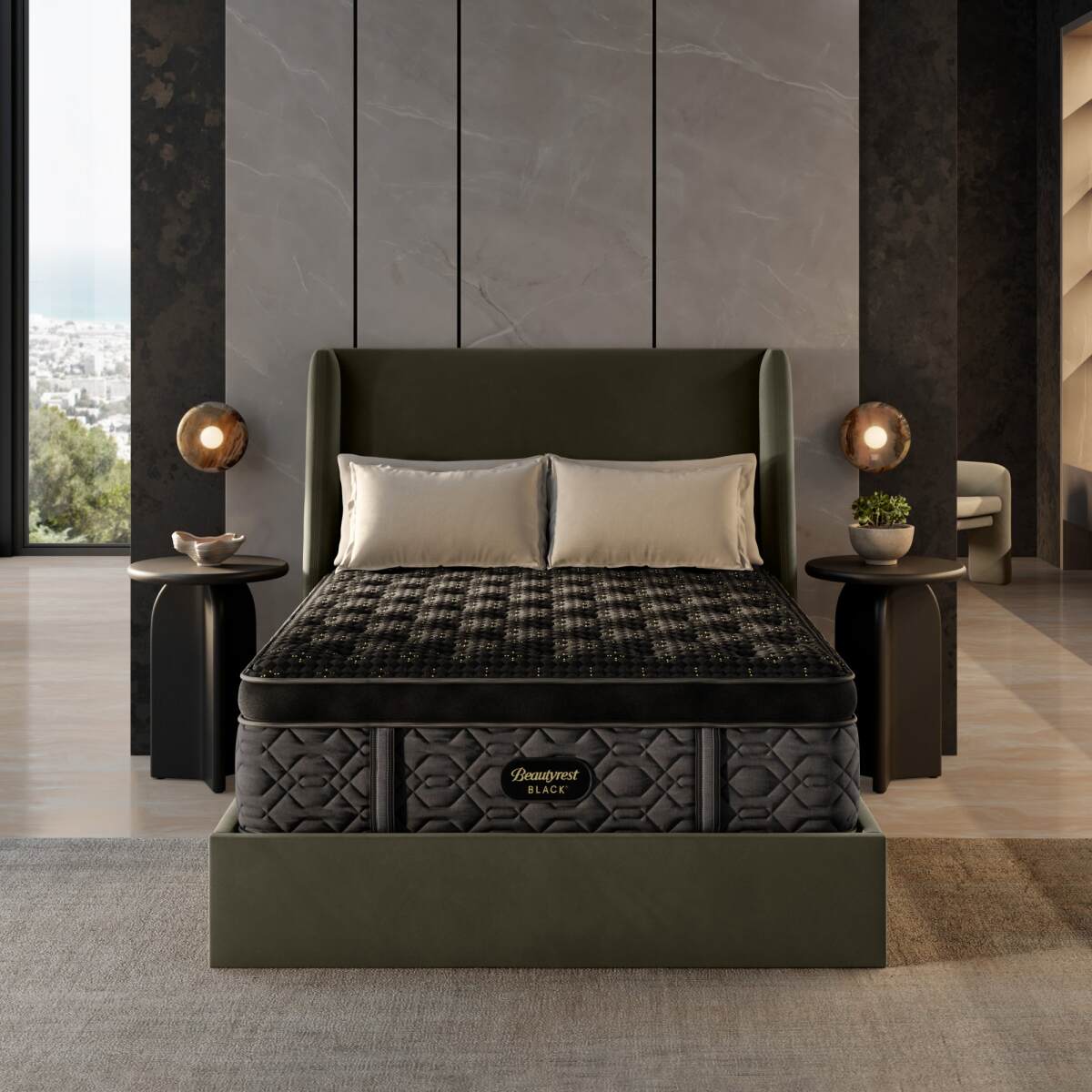 e23ea4b6ca9977c28cac2b1208f07afb Beautyrest Black - Series Four Medium Pillow Top / Twin XL - Image 1