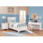 Bonanza Twin Mansion Storage Bed - White Finish - BB29-338-033B-302-333 - Image 5