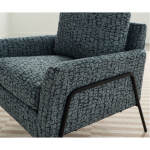 Morely - Modern Styled Chair - BLACK METAL - 1070BM - Image 7