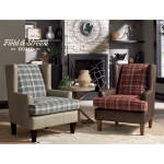 Sterling - Modern Wingback Chair - Dark Walnut - 2130DW - Image 14