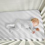 Hyper-Wool Performance® Crib Sheet - Baby Bright White - Image 3