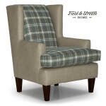 Sterling - Modern Wingback Chair - Dark Walnut - 2130DW - Image 12