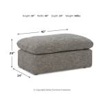 Dramatic Sofa, Loveseat, Oversized Chair and Ottoman - Image 22